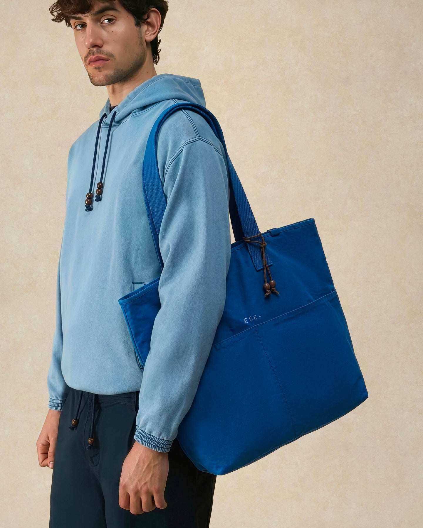 Border Cotton Canvas Tote